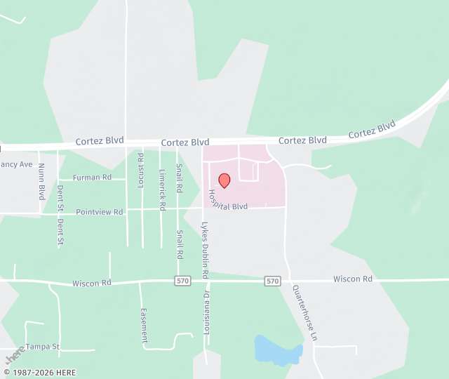 Location Map: 17222 Hospital Boulevard, 218 Brooksville, FL 34601